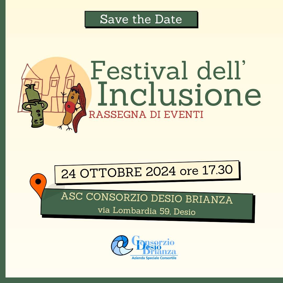 Festival dell’Inclusione: la rassegna di eventi 2024/25 a cura del CoDeBrì