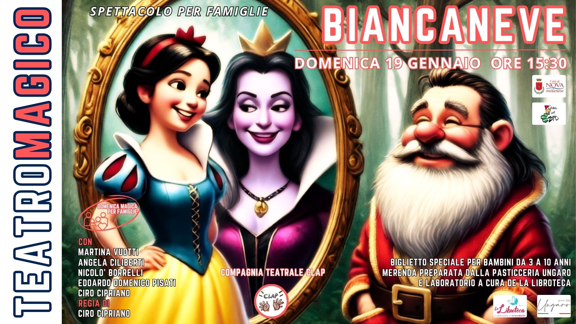 Domenica Magica a teatro: Biancaneve 