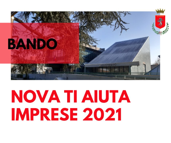 Nasce il Distretto del Commercio e le imprese. Al via il Bando Nova ti Aiuta Imprese 2021